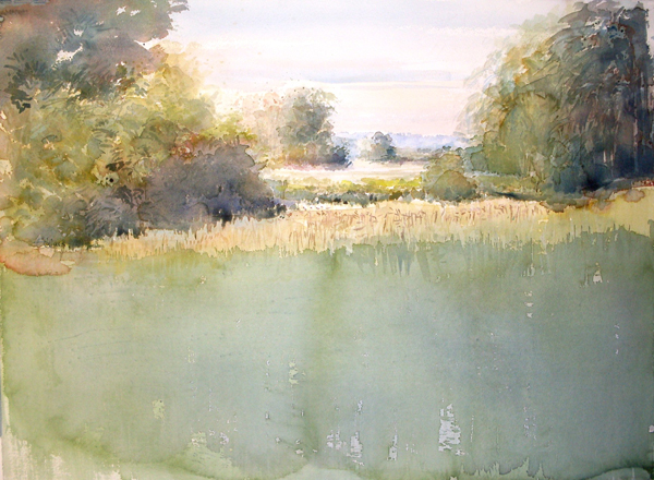 Landschap in Novogrod 56x76